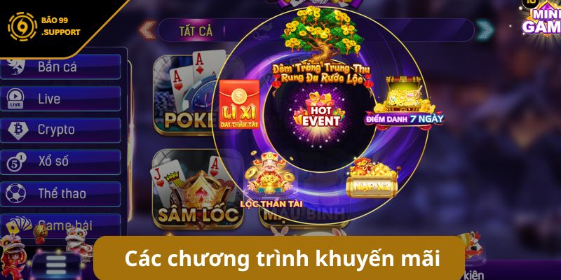 Game bài BÃO99: Nền tảng giải trí đẳng cấp số 1 Việt Nam 8 Các chương trình khuyến mãi độc quyền dành cho hội viên