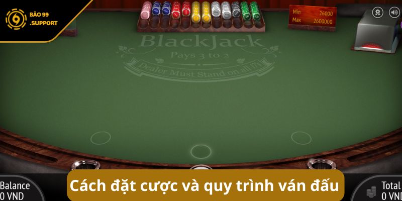 Cách chơi Blackjack BAO99: Hướng dẫn toàn diện cho bet thủ 6 Cách đặt cược và quy trình ván đấu cơ bản