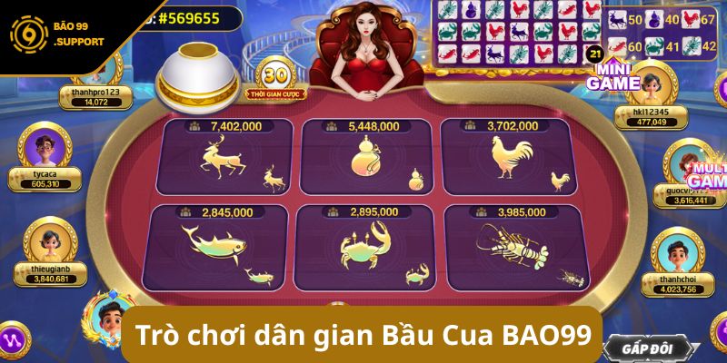 Game bài BÃO99: Nền tảng giải trí đẳng cấp số 1 Việt Nam 11 Bầu Cua là trò chơi dân gian